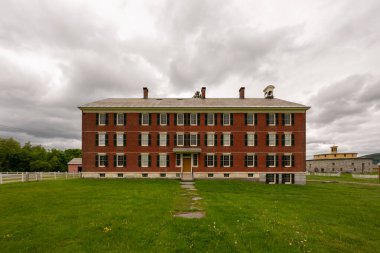 1830 Brethren 's Rewelling House ile Berkshires' daki Hancock Shaker Village.