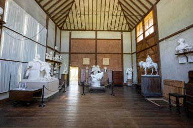 Berkshires, MA, ABD - 26 Mayıs 2025: Stockbridge, Massachusetts 'teki Chesterwood galerisi, Daniel Chester French' in evi ve stüdyosu, Lincoln Memorial heykelinin heykeltraşı.