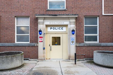 Pittsfield, Massachusetts - 24 Mayıs 2025: Pittsfield, Massachusetts, New England Berkshires Polis Departmanı.