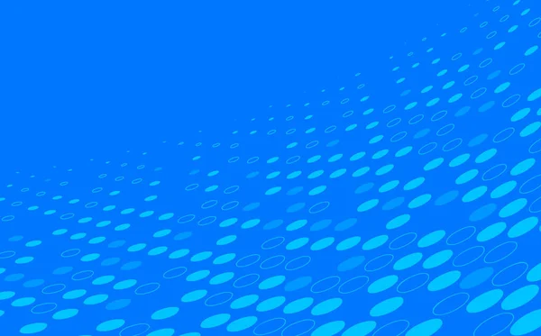 Abstrakte Blaue Kreis Geometrische Muster Design Dekorative Kunstwerke Überlappend Mit Stockvektor