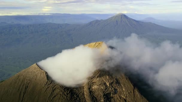 Dağların Vadilerin Dramatik Manzarası Baliem Vadisi Endonezya Nın Batısındaki Trikora — Stok video