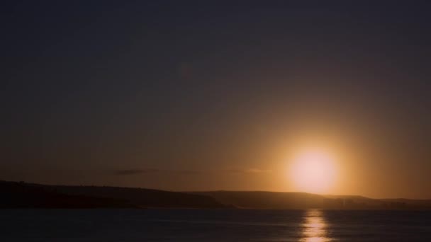 มมองทางอากาศของเกาะในอ Mossel บผน กขนส พระอาท ตกด นแอฟร กาใต ระยะเวลา — วีดีโอสต็อก