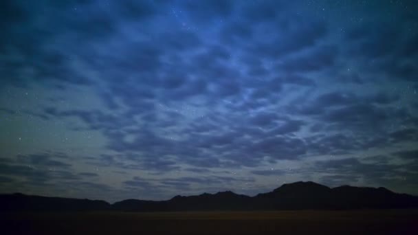 Čas Noční Oblohy Hvězdami Hwange National Park Zimbabwe Záběry Kamery — Stock video