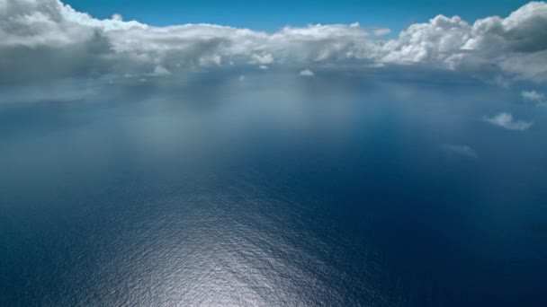 位于墨西哥太平洋海岸的加利福尼亚湾的空中景观 — 图库视频影像