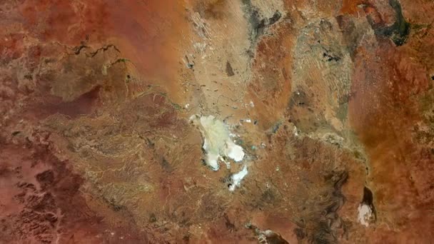 Ampliar Paisaje Del Desierto Australia Central — Vídeos de Stock