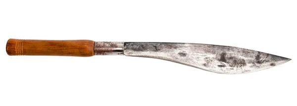 stock image Isolated long knife on white background, Files with cut paths to make work easier