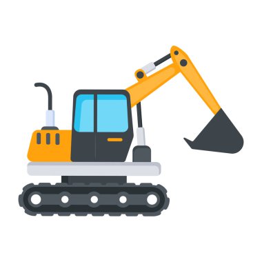 Kazıcının kullanışlı düz vektör tasarımı