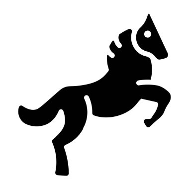 Atın doldurulmuş stil simgesi 