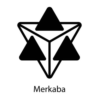 Merkaba 'nın doldurulmuş bir simgesi