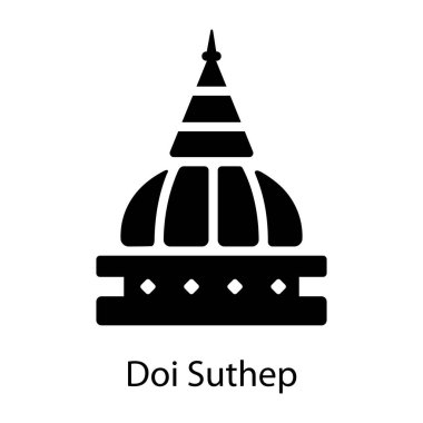 Doldurulmuş bir doi suthep biçimi simgesi