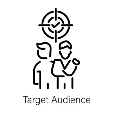 Doğrusal olarak hedef izleyici simgesi