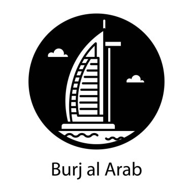 Burj al Arap simgesi tam biçimli 
