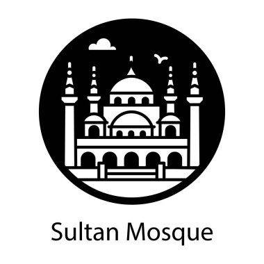 Sultana cami simgesi kabartma biçiminde