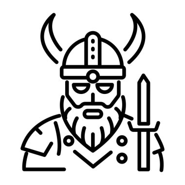 Doğrusal olarak Viking Raider simgesi 