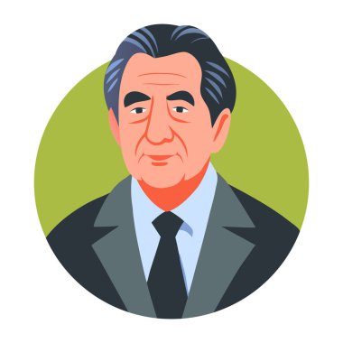 Meksikalı Octavio Paz 'in düz bir çizimi 