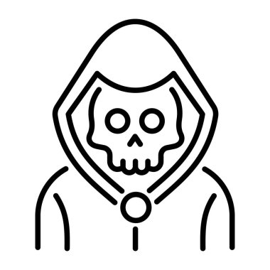 Ölü bir karakterin doğrusal biçim simgesi 