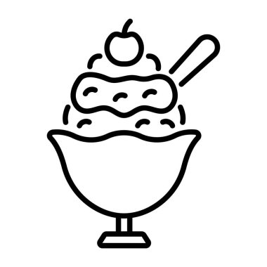 Kakigori 'nin doğrusal bir simgesi 