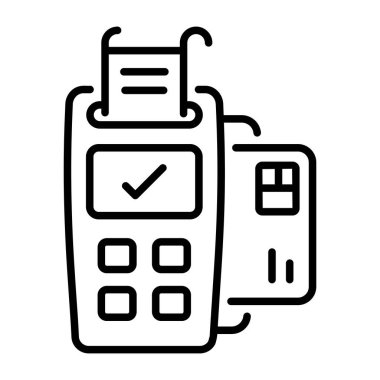 Ödeme terminalinin özet biçimi simgesi