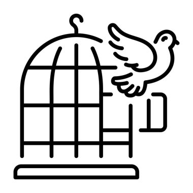 Kafes özgürleştirme kavramının ana simgesi.