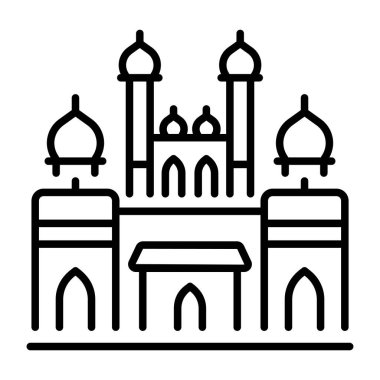 Kırmızı kaleyi gösteren satır biçimi simgesi