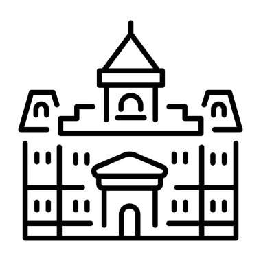 Tarihi yapıyı temsil eden doğrusal bir simge