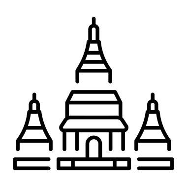 Wat Arun 'u temsil eden doğrusal bir simge