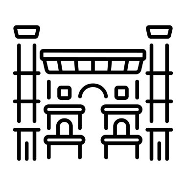 Persepolis 'i temsil eden doğrusal bir simge