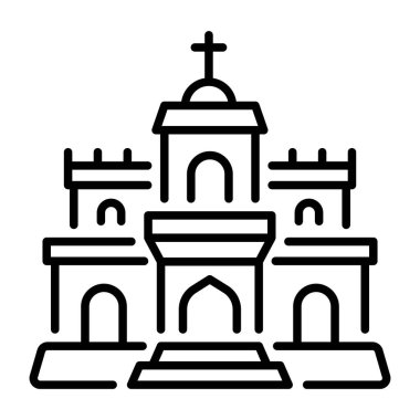 Plaza Bolivar 'ı tasvir eden bir taslak biçim simgesi