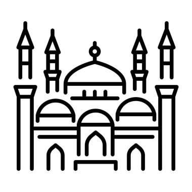 Hagia Sofia 'yı tasvir eden bir taslak biçimi simgesi