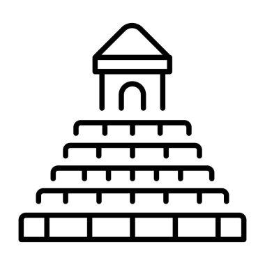 Cyrus 'un mezarını gösteren satır biçimi simgesi