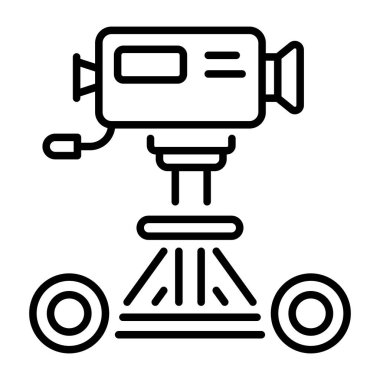 Hatalı kamera birimini gösteren bir satır biçimi simgesi