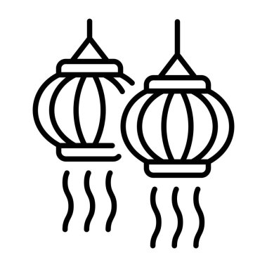 diwali dekoru gösteren bir taslak biçim simgesi