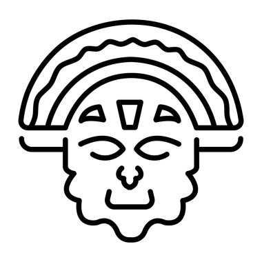 İnti raymi 'yi temsil eden doğrusal bir simge