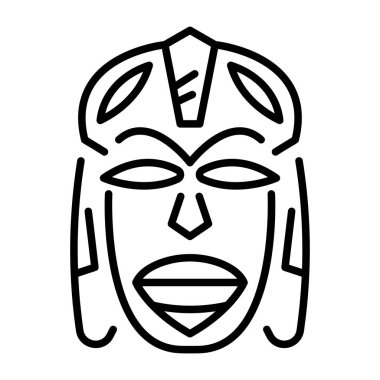 Maskeyi temsil eden doğrusal biçim simgesi