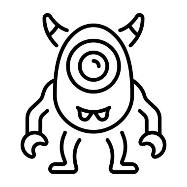 Canavar gösteren bir satır biçimi simgesi 