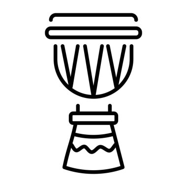 djembe betimleyen bir taslak biçim simgesi 