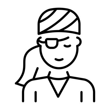 Korsan tasvir eden bir taslak biçim simgesi  