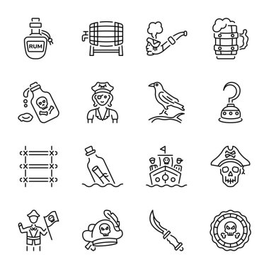 Denizci Dış Hattı Biçim Simgelerinin Kümesi 