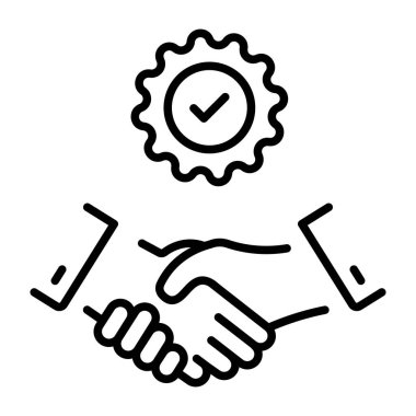 Desteği gösteren bir taslak biçim simgesi