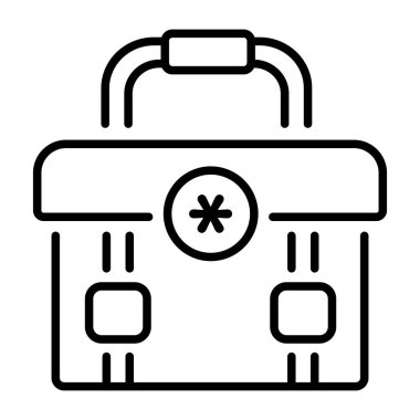 İlk yardımı gösteren bir satır biçimi simgesi