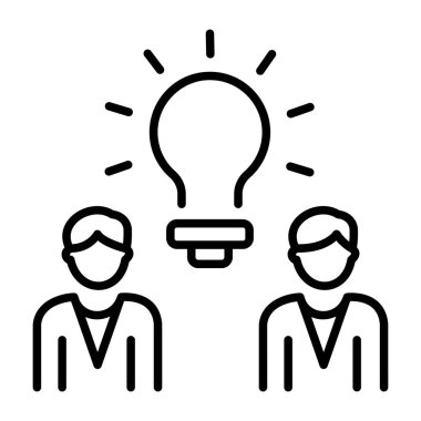 Lider tavsiyesini tasvir eden bir taslak biçim simgesi