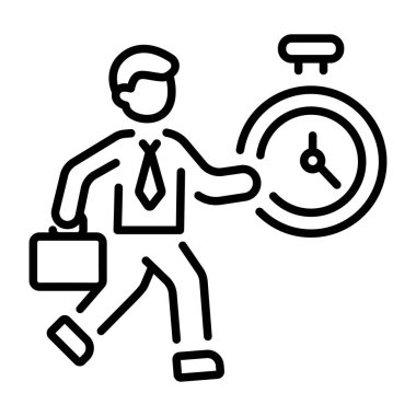 Dakik lideri temsil eden doğrusal bir simge