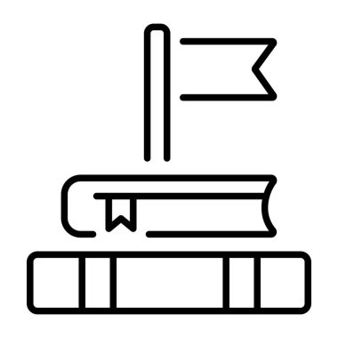 Devam eden öğrenmeyi temsil eden doğrusal bir simge