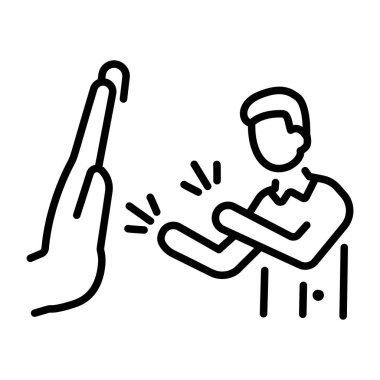 Çakışma arabuluculuğunu gösteren bir satır biçimi simgesi