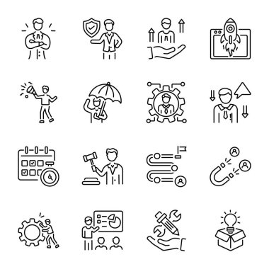 Hesap Çizgisi Biçimi Simgeleri Paketi 