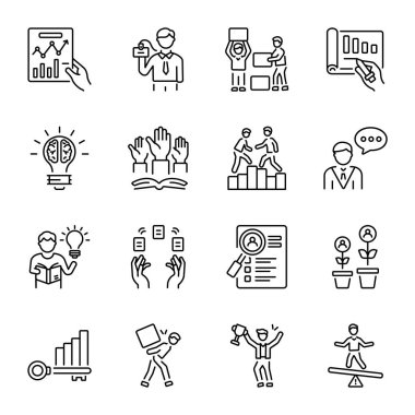 Şirket Satır Biçimi Simgeleri Paketi 