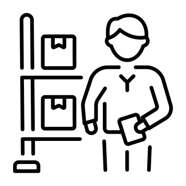 Envanteri kontrol eden bir taslak biçim simgesi