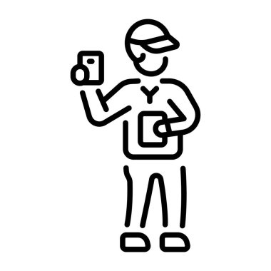 Lojistik çağrıyı betimleyen bir taslak biçim simgesi