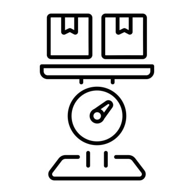 Parsel ölçeğini temsil eden doğrusal biçim simgesi