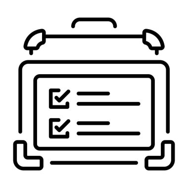 Denetimi gösteren bir satır biçimi simgesi